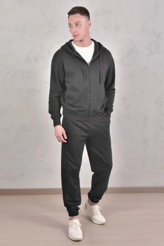 Спортивный костюм Loro Piana Premium signature logo - Grey