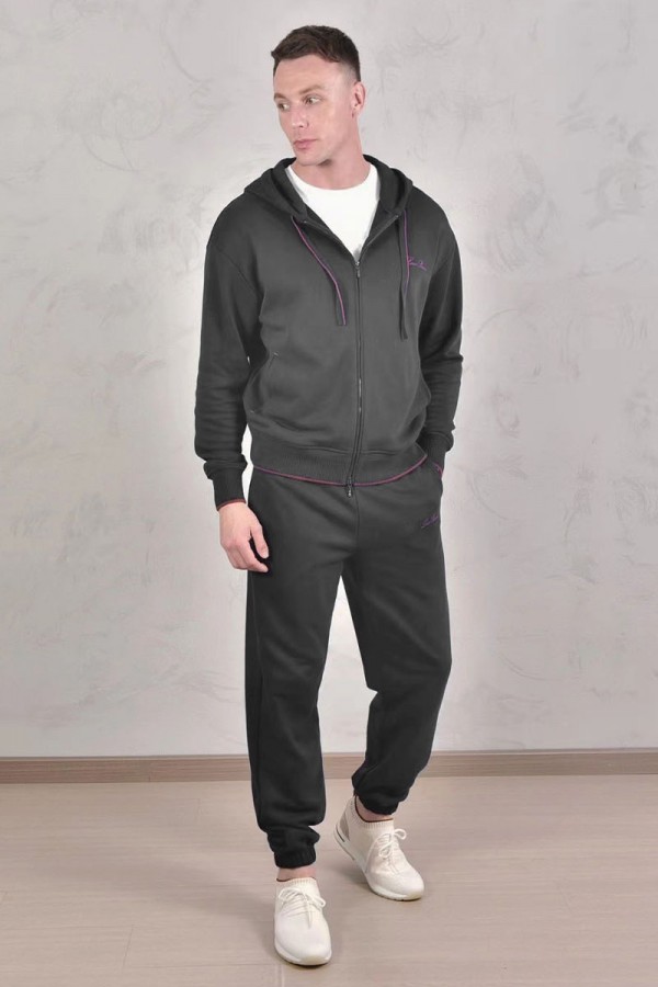 Спортивный костюм Loro Piana Premium signature logo - Grey