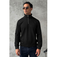 Утеплённая кофта Loro Piana zip-neck - Black