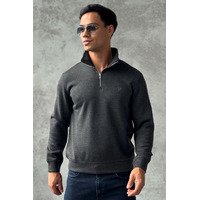 Утеплённая кофта Loro Piana zip-neck - Grey