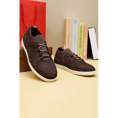 Замшевые кроссовки Loro Piana Soho Walk - Brown