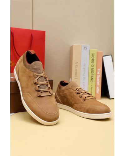 Замшевые кроссовки Loro Piana Soho Walk - Brown