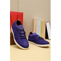 Замшевые кроссовки Loro Piana Soho Walk - Purple
