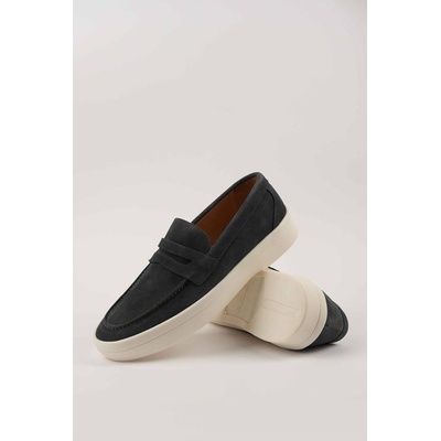 Замшевые лоферы Loro Piana Summer Walk - Grey