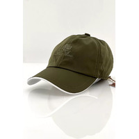 Зелёная бейсболка Loro Piana embroidered-logo