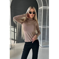 Женская бежевая водолазка Loro Piana