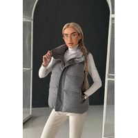 Женская серая жилетка Loro Piana premium