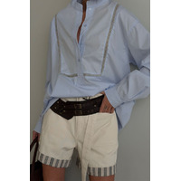 Женские бежевые шорты Loro Piana