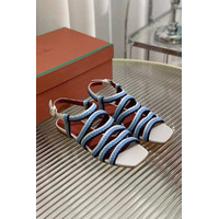 Женские кожаные сандалии Loro Piana Premium