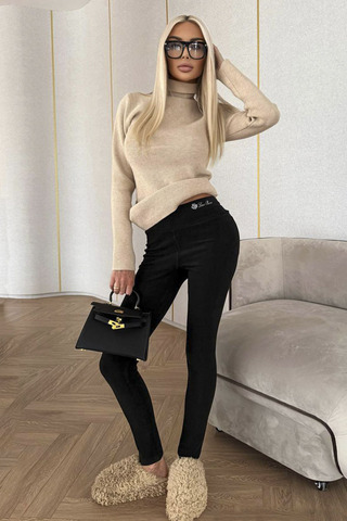 Женские утеплённые леггинсы Loro Piana Premium