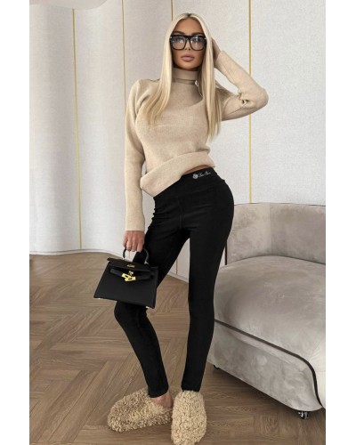 Женские утеплённые леггинсы Loro Piana Premium