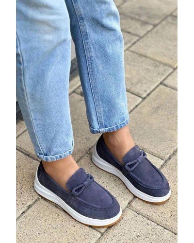 Женские замшевые лоферы Loro Piana