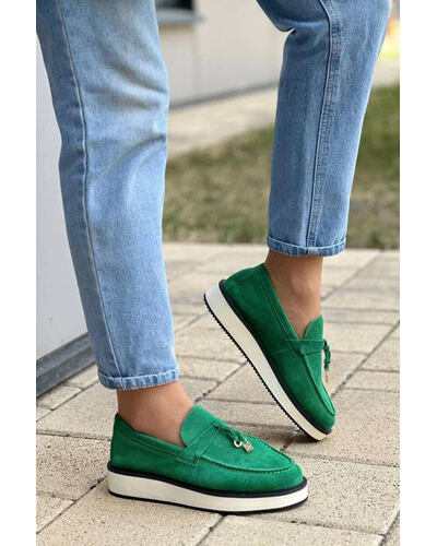 Женские замшевые лоферы Loro Piana