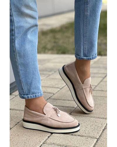 Женские замшевые лоферы Loro Piana