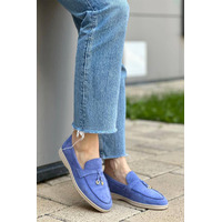 Женские замшевые лоферы Loro Piana Open Walk