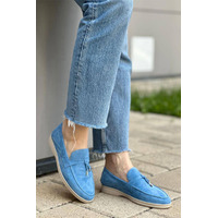 Женские замшевые лоферы Loro Piana Open Walk