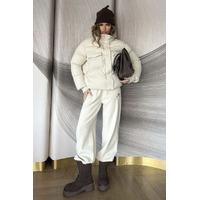 Женский костюм тройка на флисе Loro Piana premium - Beige