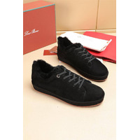 Зимние кроссовки с мехом Loro Piana