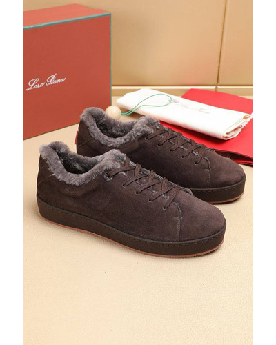 Зимние кроссовки с мехом Loro Piana
