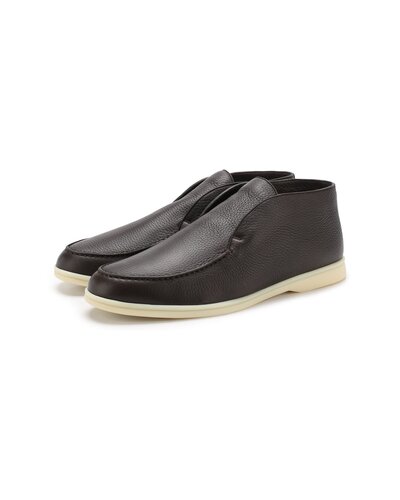 Кожаные ботинки Open Walk черные