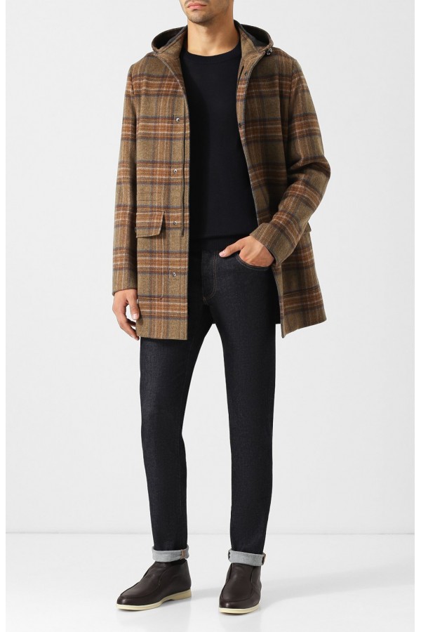 Кожаные ботинки Open Walk черные