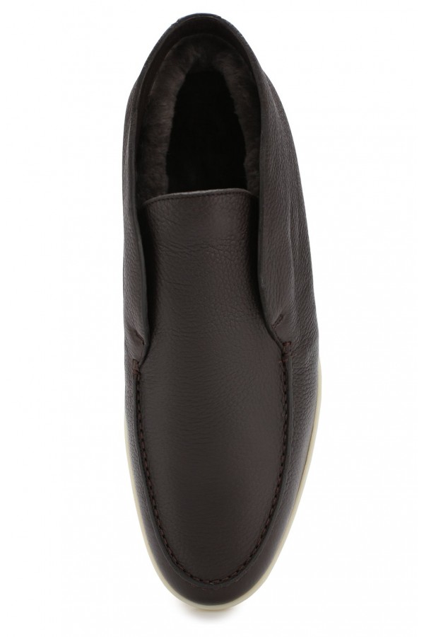 Кожаные ботинки Open Walk черные