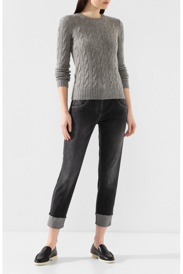 Кожаные лоферы Summer Walk черные