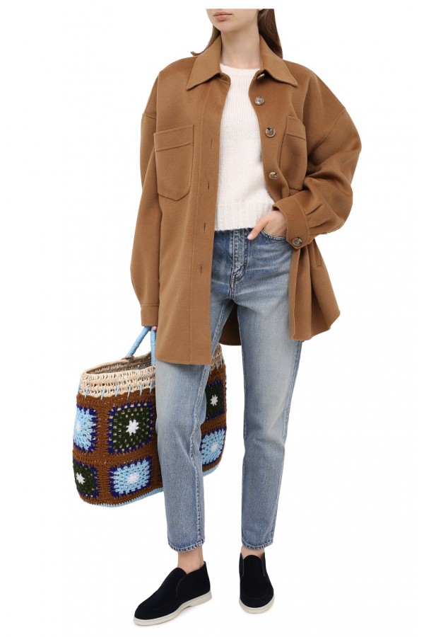 Замшевые ботинки Open Walk черные