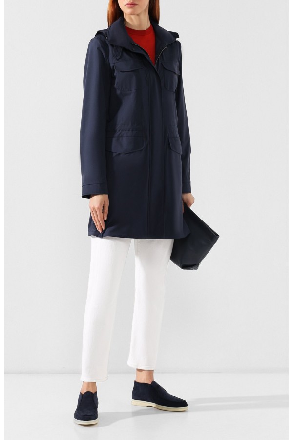 Замшевые ботинки Open Walk темно-фиолетовые