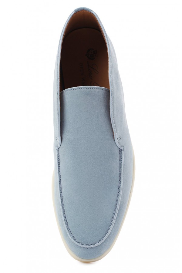 Замшевые ботинки Open Walk голубые