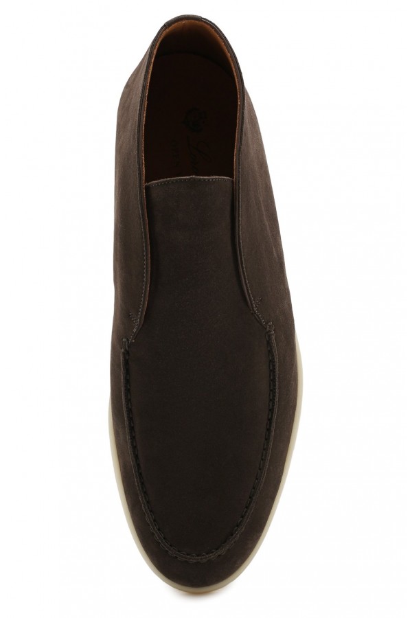 Замшевые ботинки Open Walk темно-коричневые