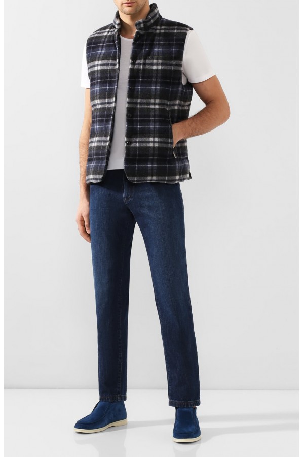 Замшевые ботинки Open Walk темно-синие