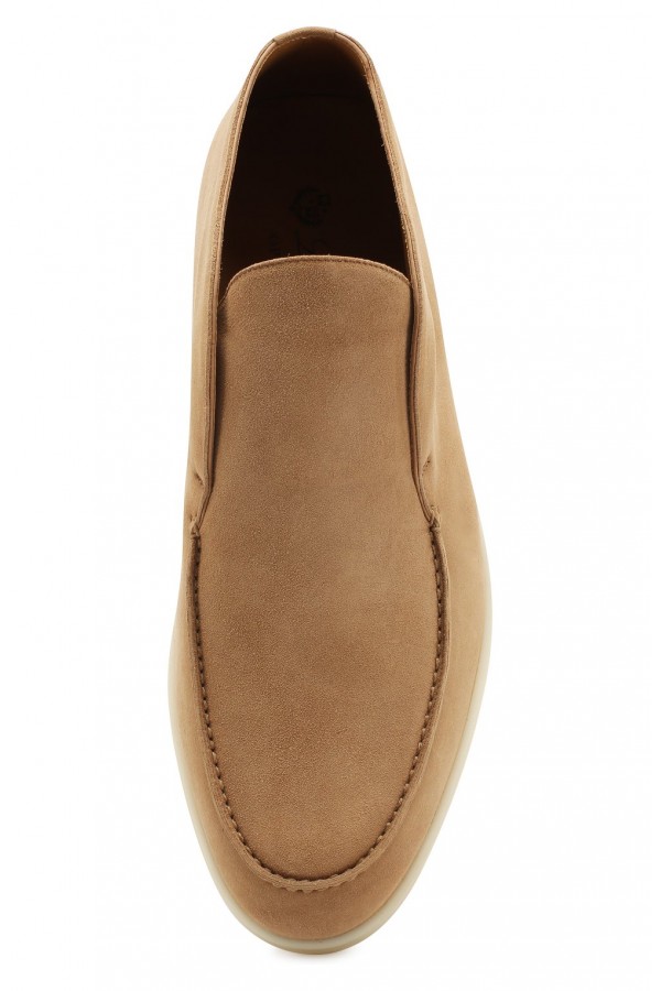 Замшевые ботинки Open Walk бежевые