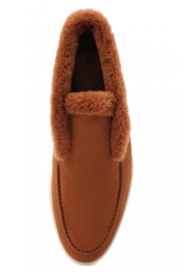 Замшевые ботинки Open Winter Walk оранжевые