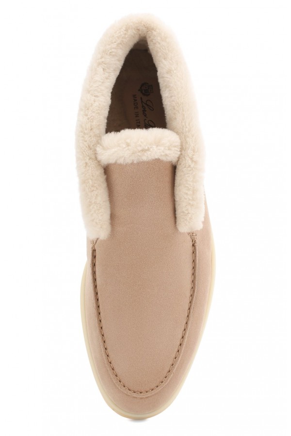 Замшевые ботинки Open Winter Walk песочные