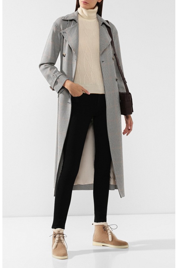 Замшевые ботинки Ylvi Walk песочные