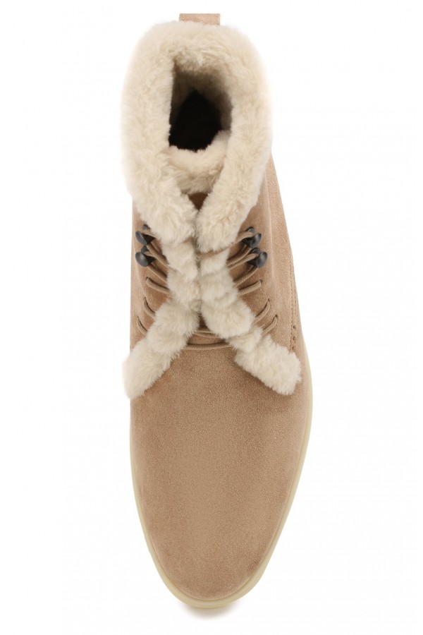 Замшевые ботинки Ylvi Walk песочные