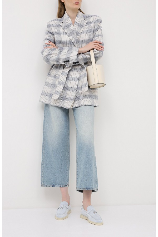 Замшевые лоферы Summer Charms Walk белые