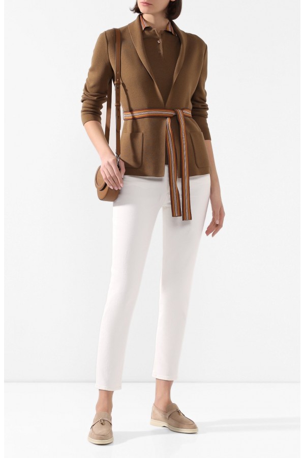 Замшевые лоферы Summer Charms Walk кофейные