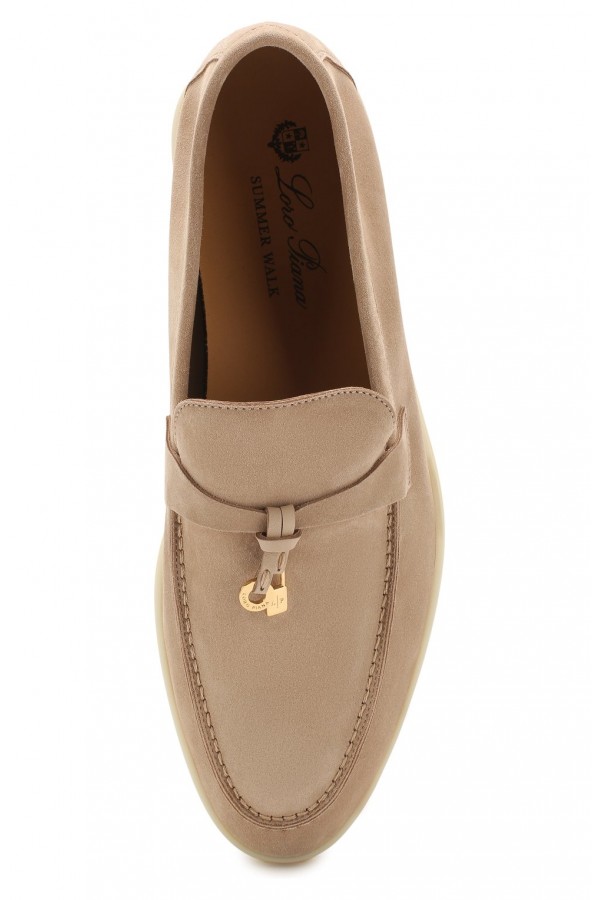 Замшевые лоферы Summer Charms Walk кофейные