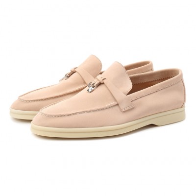 Замшевые лоферы Summer Charms Walk светло-розовые