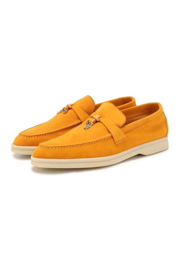 Замшевые лоферы Summer Charms Walk  желтые