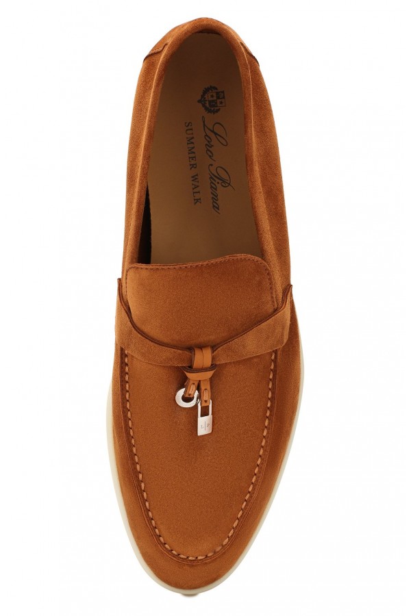 Замшевые лоферы Summer Charms Walk каштановые
