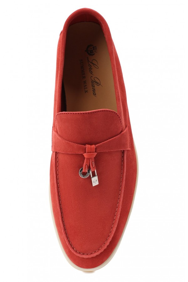 Замшевые лоферы Summer Charms Walk красные