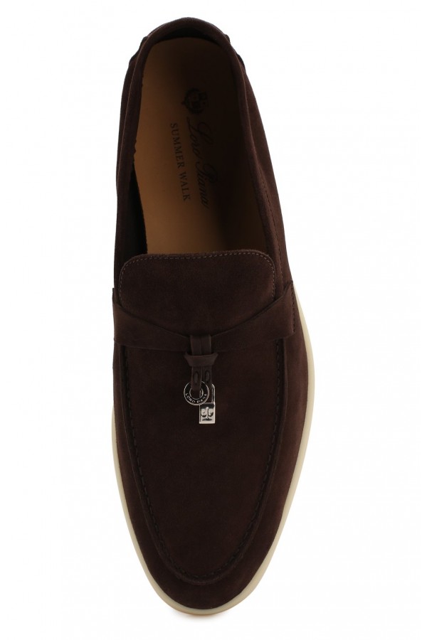 Замшевые лоферы Summer Charms Walk коричневые