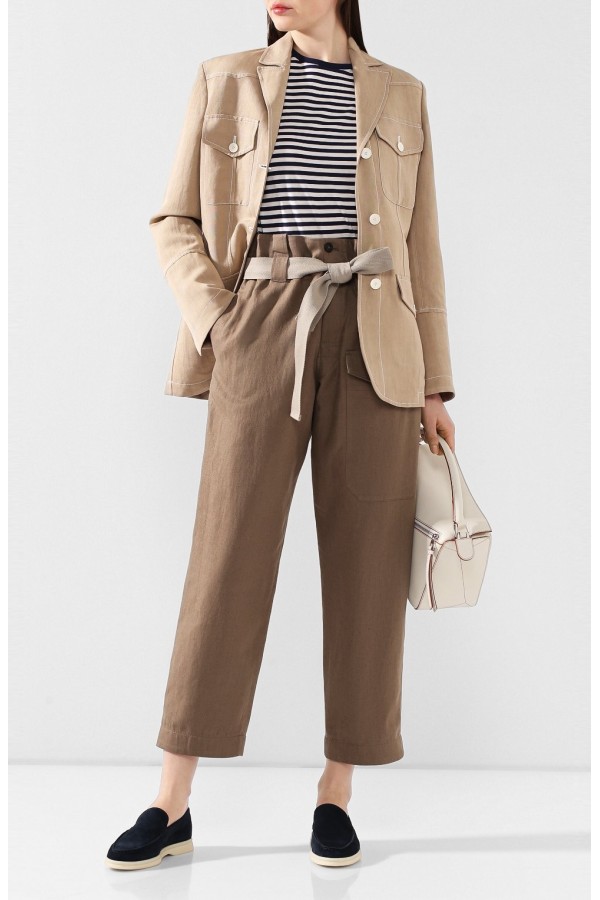 Замшевые лоферы Summer Walk темно-синие