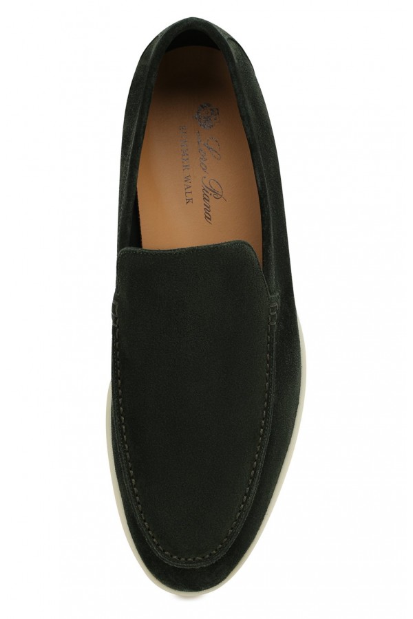 Замшевые лоферы Summer Walk черные