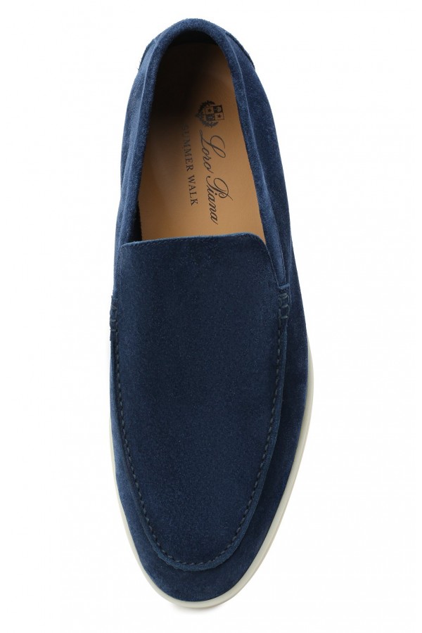 Замшевые лоферы Summer Walk синие