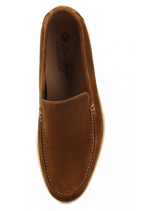 Замшевые лоферы Summer Walk коричневые