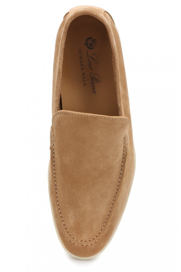 Замшевые лоферы Summer Walk песочные